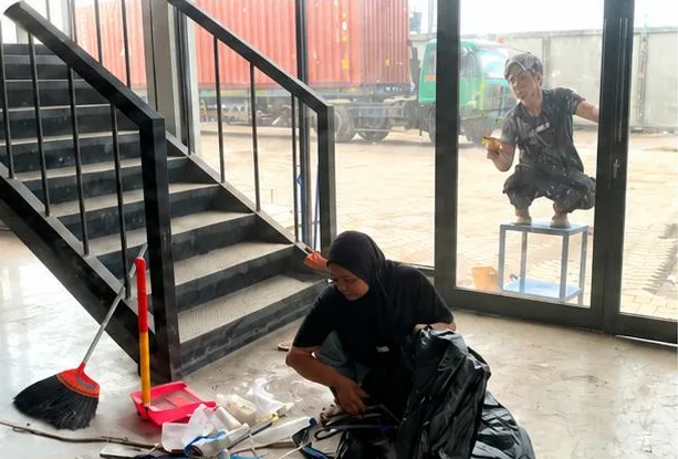 General cleaning area kantor